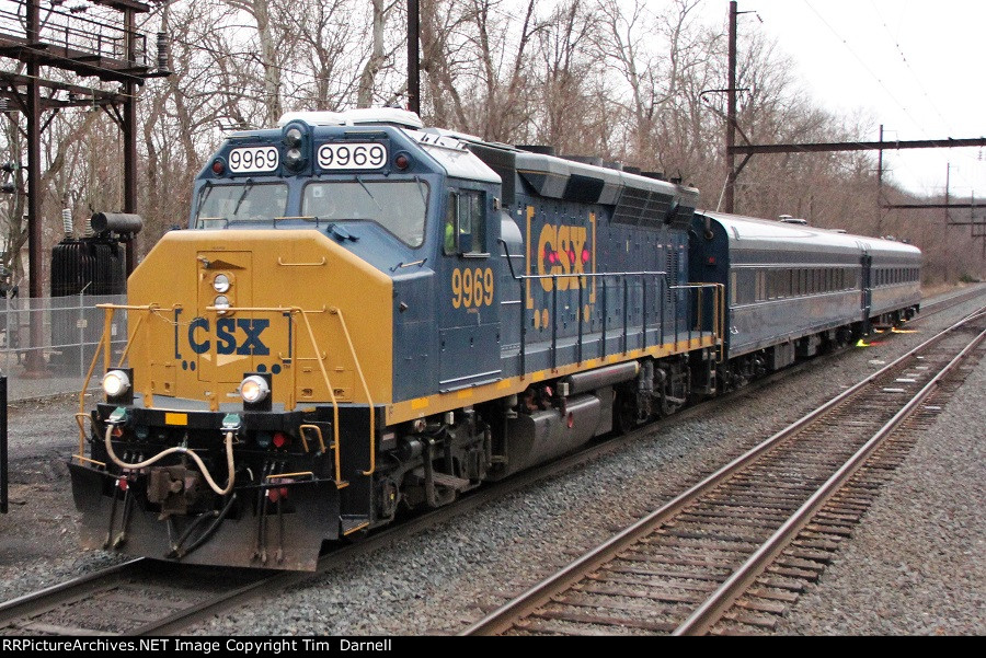 CSX 9969 on the geometry train.